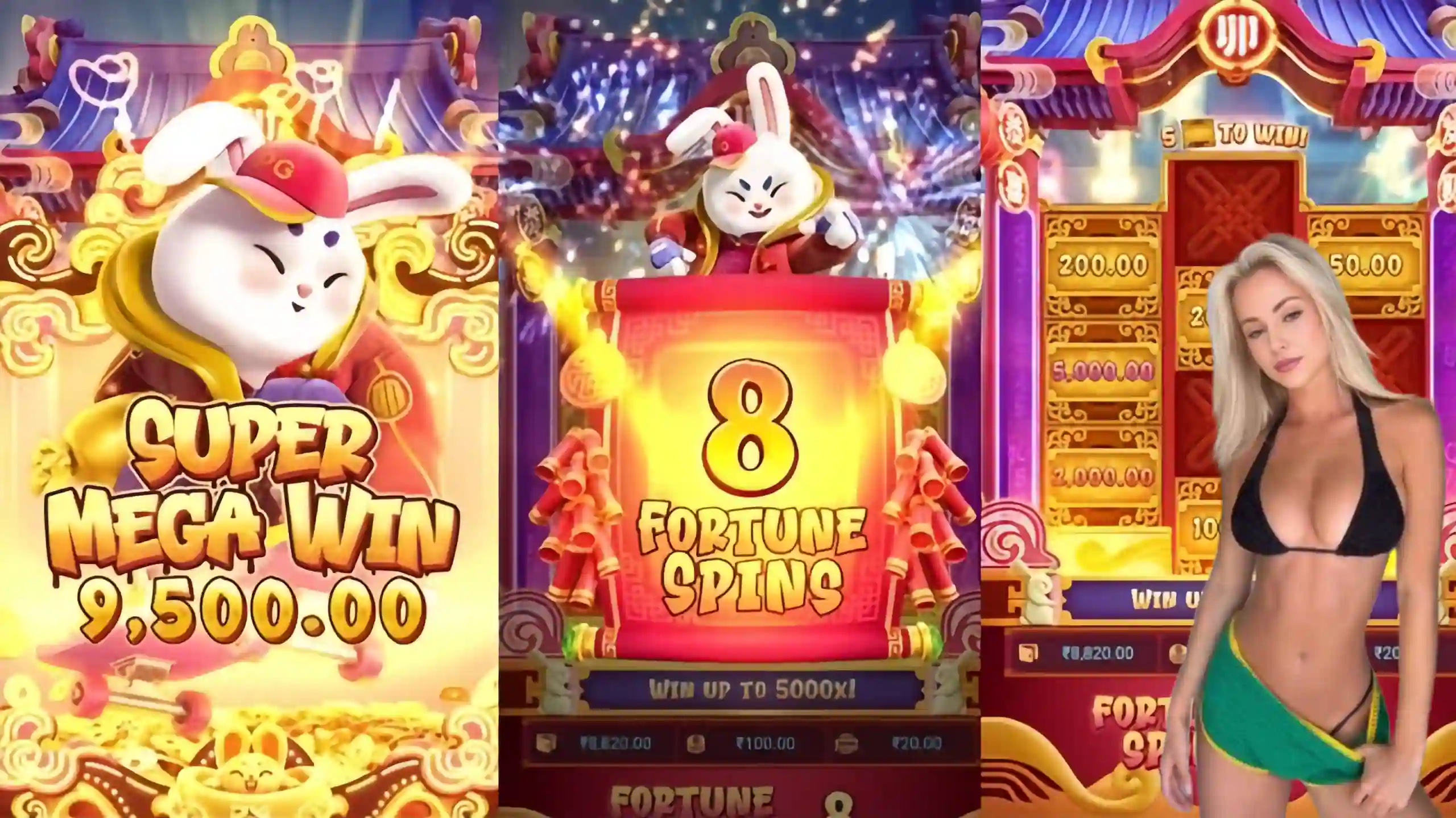 Wild Expansivo Fortune Rabbit 32a - Coelho Dourado que Expande